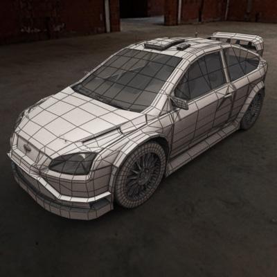 3D Model of 2008 Racing - Subaru Impreza WRC - 3D Render 6